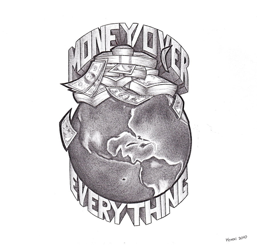 Money Tattoo Designs Drawings