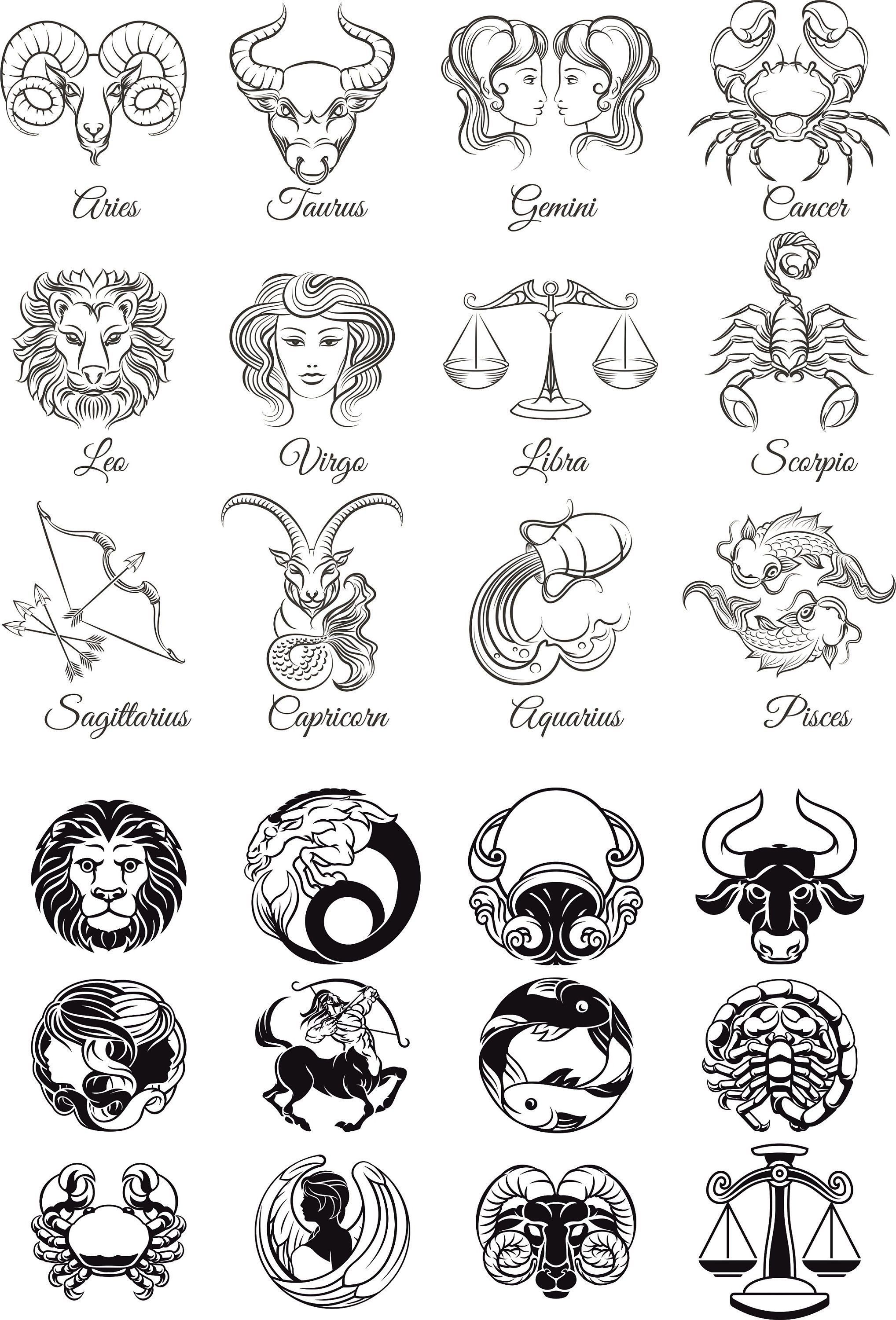 Multiple Zodiac Signs Tattoos 60 Photos Youhoroscope Com Multiple Zodiac Signs Tattoos 60 Photos Youhoroscope Com
