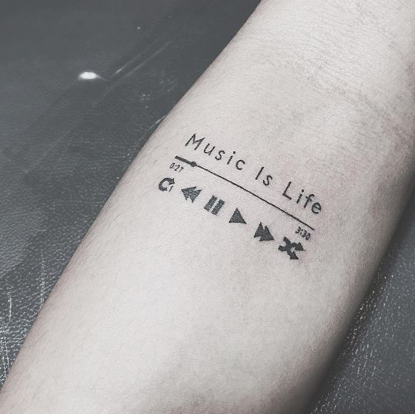 Music Tattoos For Men