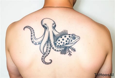 Octopus Poison Dart Frog Pufferfish On Right Butt Cheek Tattoo Idea Octopus Poison Dart Frog Pufferfish On Right Butt Cheek Tattoo Idea