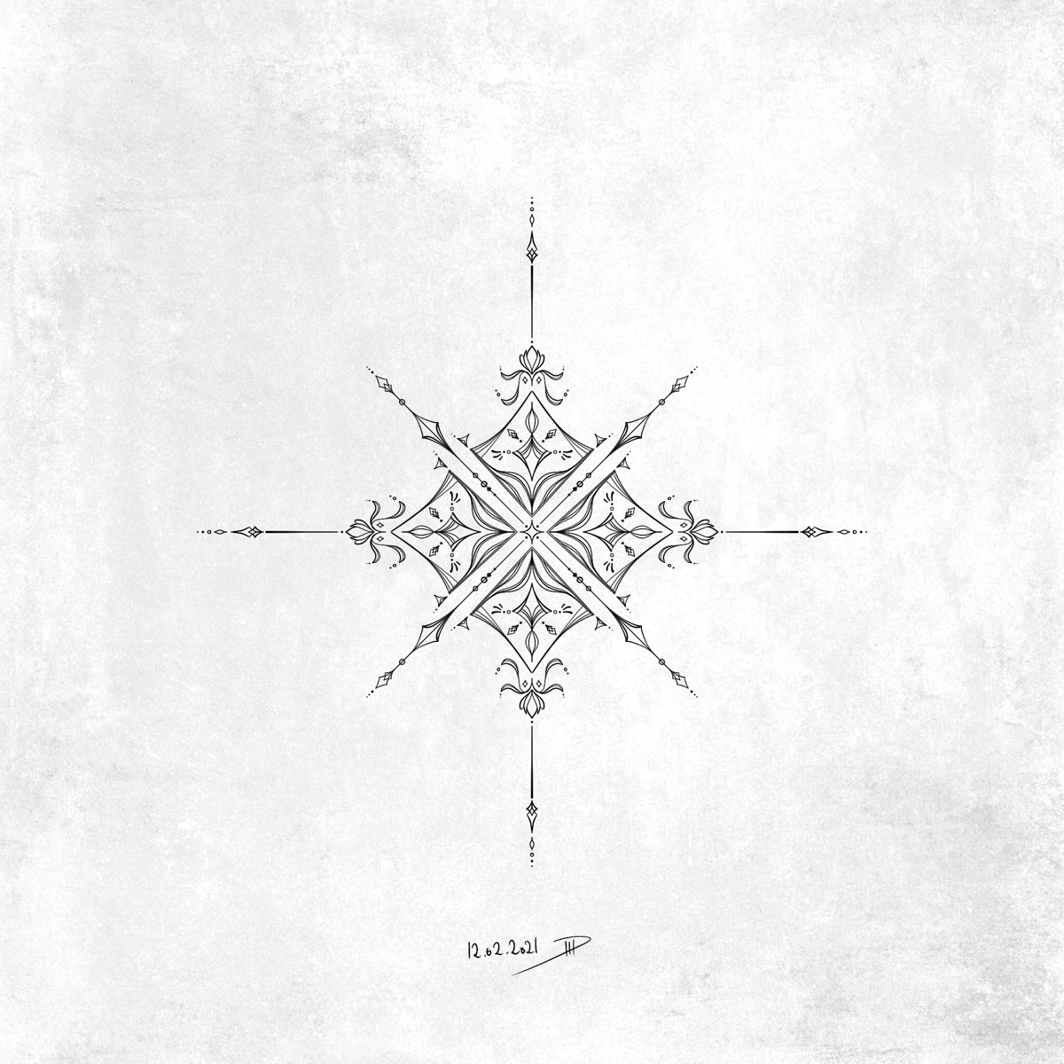 Ornamental Tattoo Design