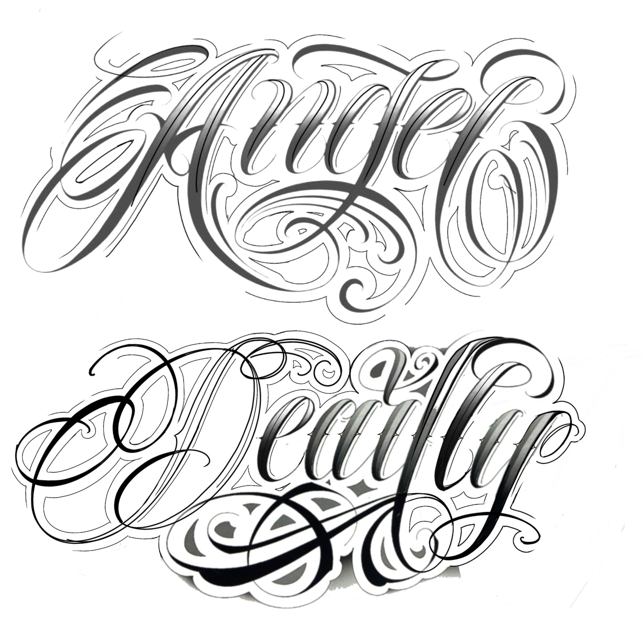 Pin De Aleksey Em Estilos De Letras Para Tatuagem Letras