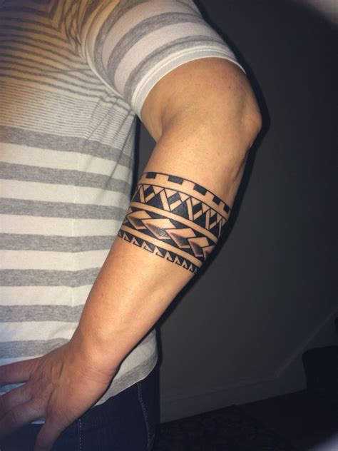Polynesian Arm Band Maori Tattoo Designs Forearm Band Tattoos Band