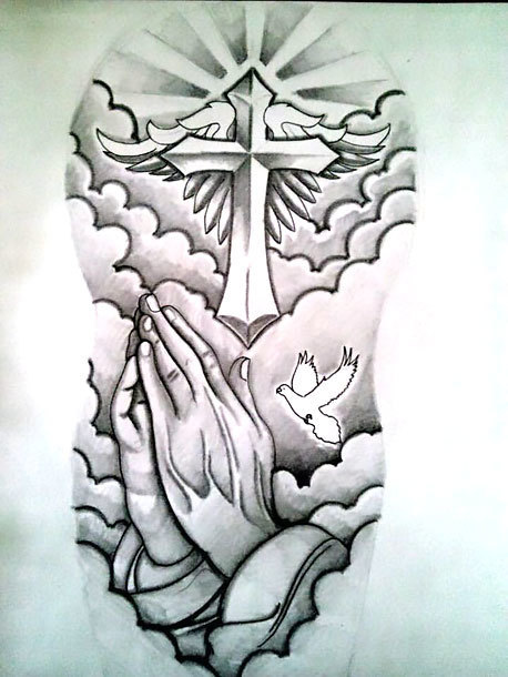 Praying Hands With Wings Tattoo Designs Photos Praying Hands With Wings Tattoo Designs Photos