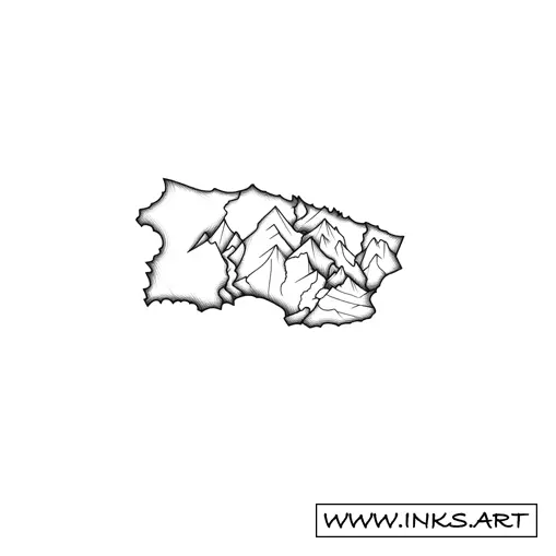 Puerto Rico Outline Tattoo Puerto Rico Outline Tattoo