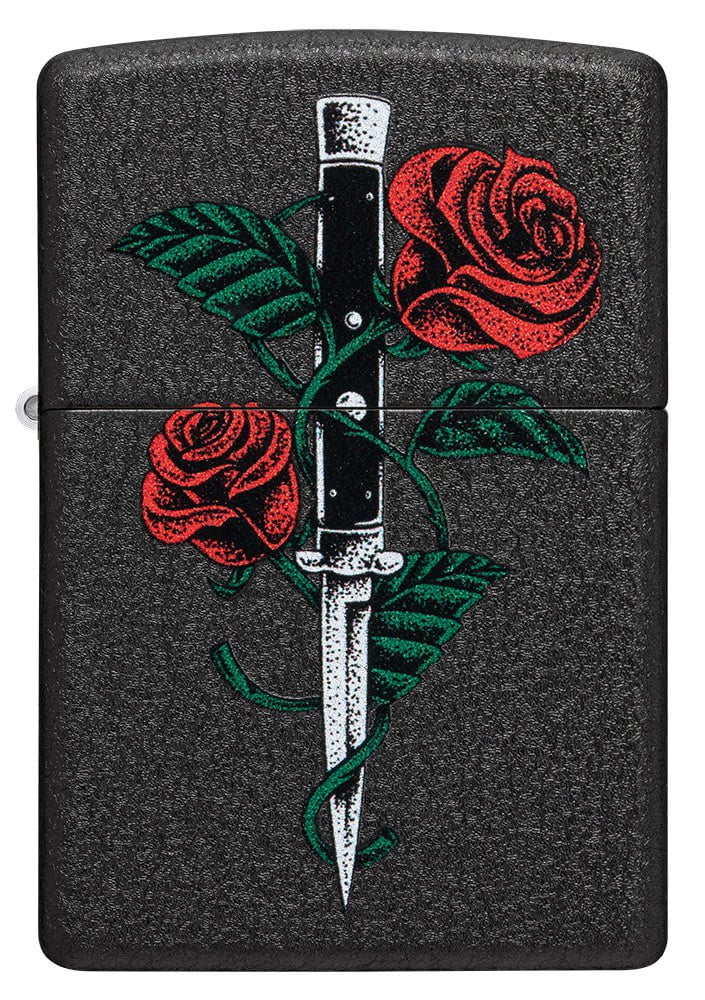Rose And Dagger Tattoo Design