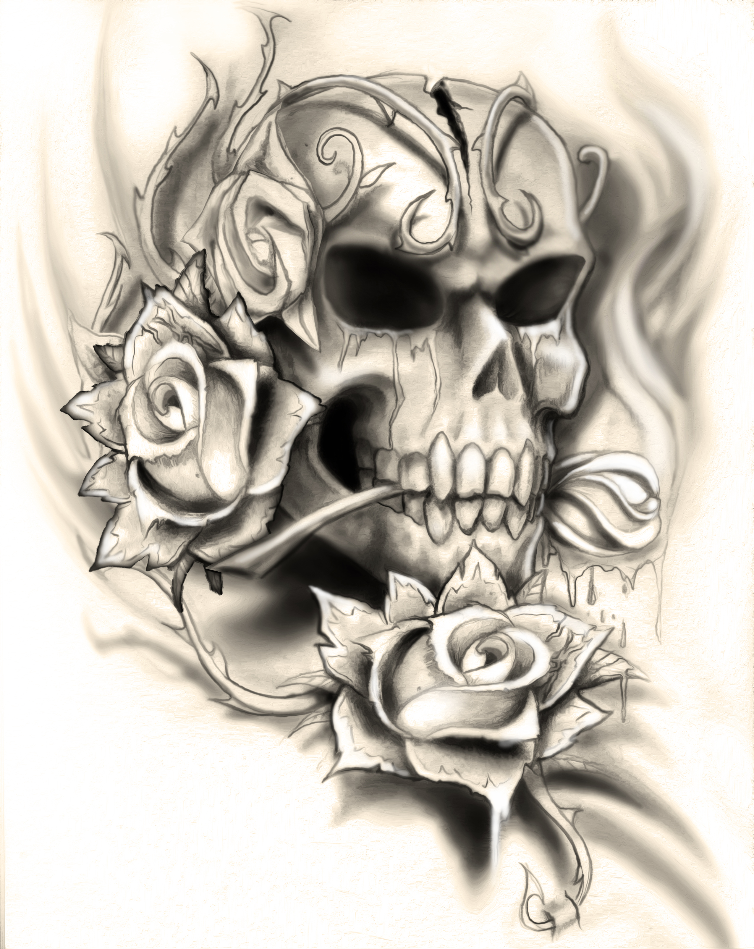 Skull Tattoo Template Prntbl Concejomunicipaldechinu Gov Co