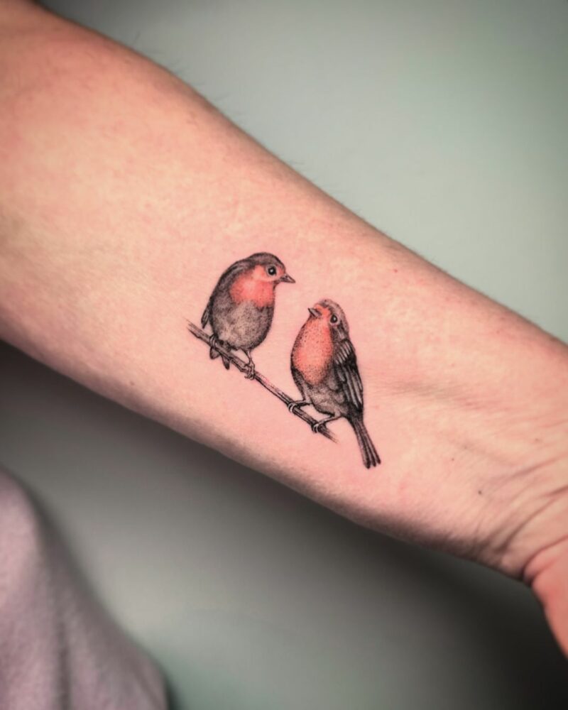 Small Robin Tattoo