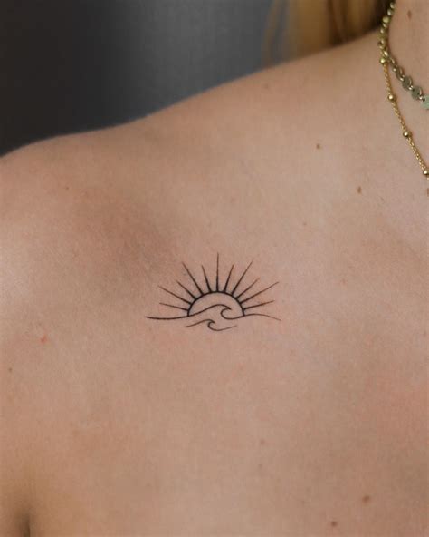 Sun Tattoo Designs For Females