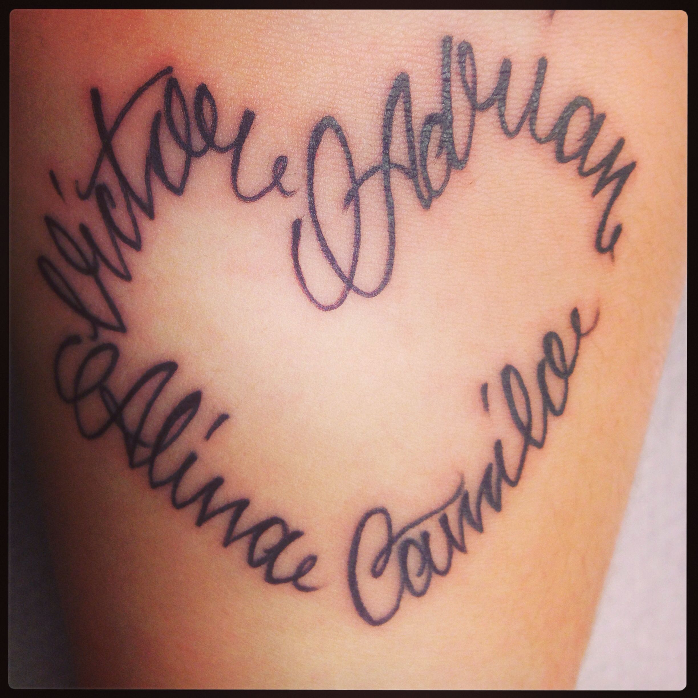 Tattoo Designs With Childrens Names
