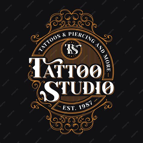 Tattoo Shop Logo Vector Art Icons And Graphics For Free Download