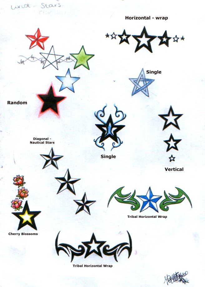Tattoo Star Designs
