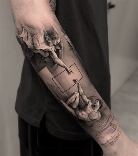 The Creation Of Adam Tattoo