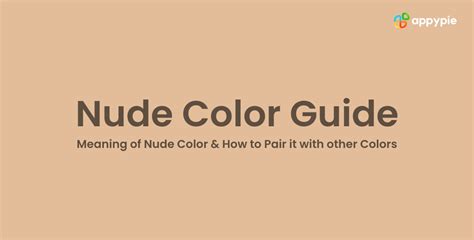 Ultimate Guide To Nude Color: Meaning, Hex Code, Shades,, 54% Off