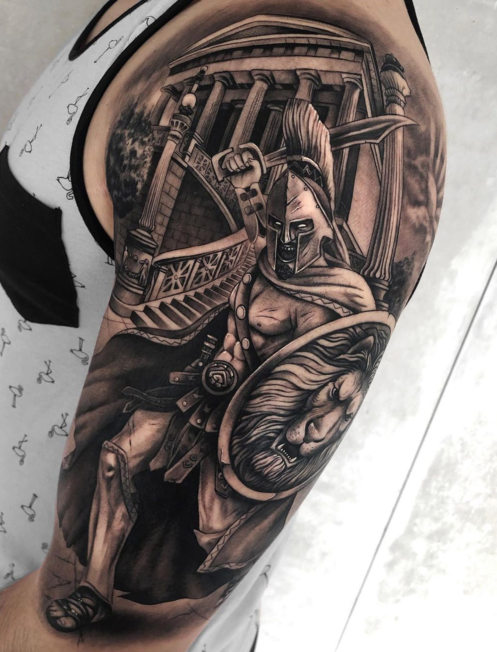 Warrior Spartan Tattoo