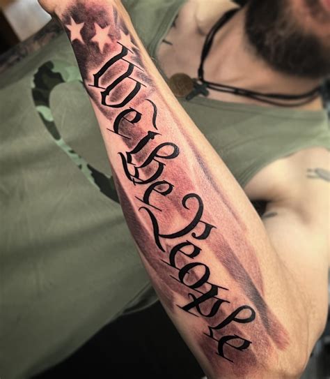 We The People Tattoo Designs 61 Epic We The People Tattoo Designs For