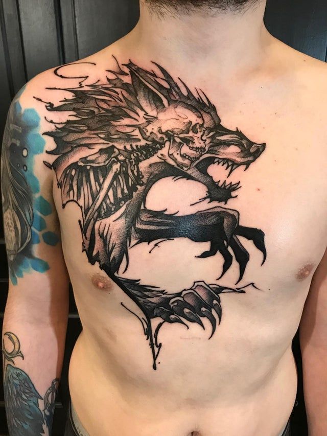 Werewolf By Chuck Day At 9 Dot Studios Burlington Ia R Tattoos Werewolf By Chuck Day At 9 Dot Studios Burlington Ia R Tattoos