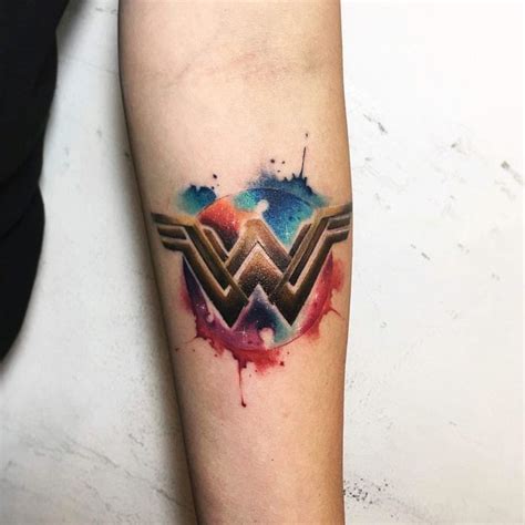 Wonder Woman Logo With Watercolor Background Whipped By Jajan Amosco Wonder Woman Logo With Watercolor Background Whipped By Jajan Amosco